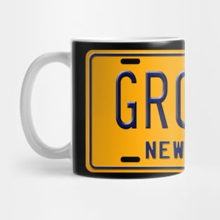 New York Groove License Plate Mug